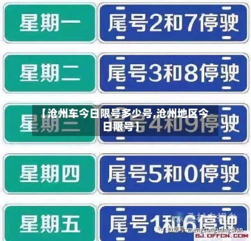 【沧州车今日限号多少号,沧州地区今日限号】