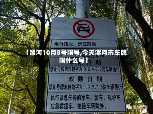 【漯河10月8号限号,今天漯河市车牌限什么号】-第3张图片